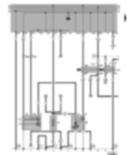 Wiring Diagram  VW VENTO 1996 - Generator - battery - starter - starter relay