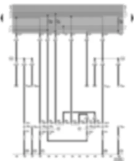 Wiring Diagram  VW VENTO 1992 - Turn signals - tail light