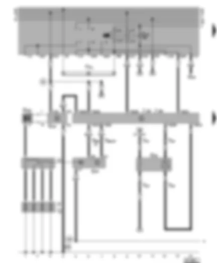 Wiring Diagram  VW VENTO 1996 - Injection system control unit - ignition system - Lambda probe