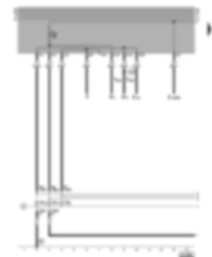 Wiring Diagram  VW VENTO 1995 - Left tail light