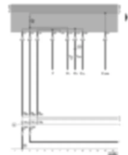 Wiring Diagram  VW VENTO 1995 - Left tail light