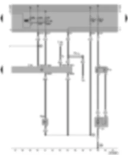 Wiring Diagram  VW VENTO 1996 - Simos control unit - activated charcoal filter system solenoid valve