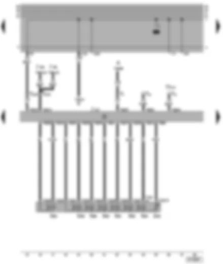 Wiring Diagram  VW VENTO 2002 - Automatic gearbox control unit - solenoid valves