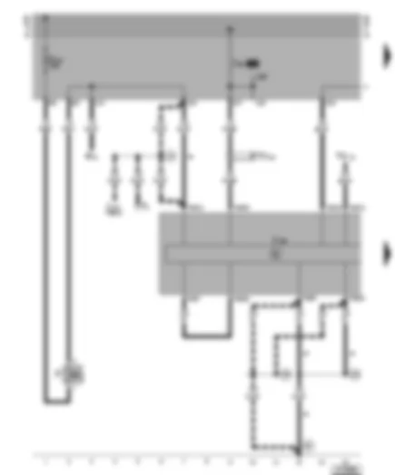 Wiring Diagram  VW VENTO 1999 - ABS control unit - brake light switch