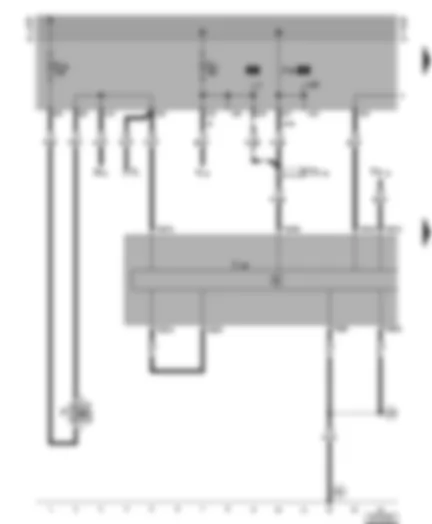 Wiring Diagram  VW VENTO 1995 - ABS control unit - brake light switch