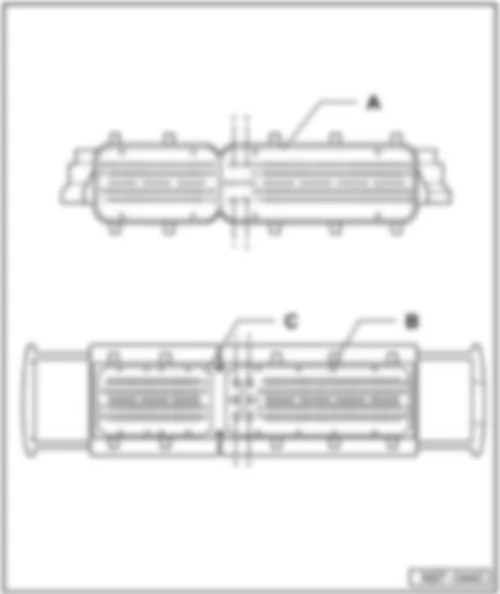 VW VENTO 2010 Control units overview