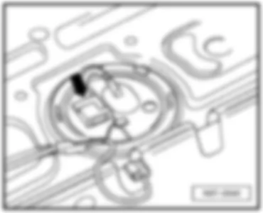 VW VENTO 2010 Fuel pump control unit -J538-