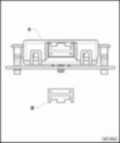 VW VENTO 2010 Data bus diagnostic interface -J533-