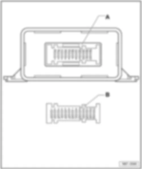 VW VENTO 2010 Headlight range control, control unit -J431-