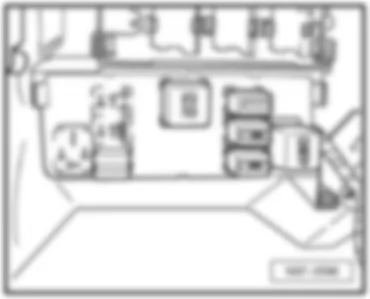 VW VENTO 2010 Onboard power supply control unit -J519-