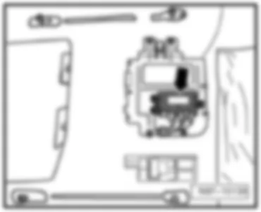 VW VENTO 2010 Aerial selection control unit -J515-