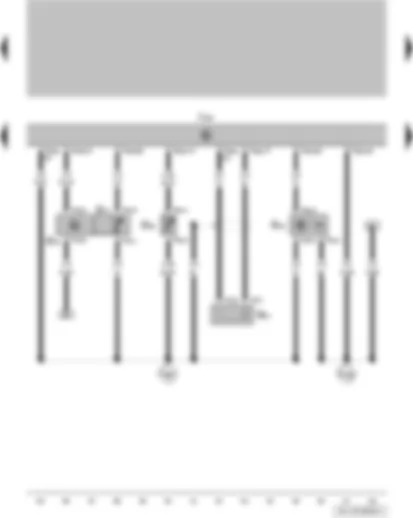 Wiring Diagram  VW VOYAGE 2009 - Hall sender - intake air temperature sender - knock sensor 1 - intake manifold pressure sender - intake manifold pressure sender - engine control unit