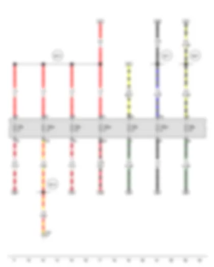 Wiring Diagram  VW VOYAGE 2016 - Fuse 2 in fuse holder A - Fuse 3 in fuse holder A - Fuse 5 in fuse holder A - Fuse 6 in fuse holder A - Fuse 23 in fuse holder A - Fuse 24 in fuse holder A - Fuse 34 in fuse holder A