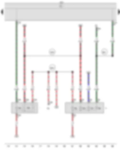 Wiring Diagram  VW VOYAGE 2013 - Onboard supply control unit - Right tail light bulb - Rear right turn signal bulb - Right brake light bulb - Right reversing light bulb - Right brake and tail light bulb