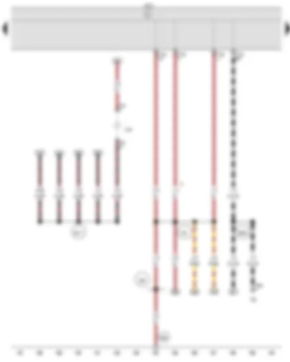 Wiring Diagram  VW VOYAGE 2014 - Onboard supply control unit - Rear left fog light bulb