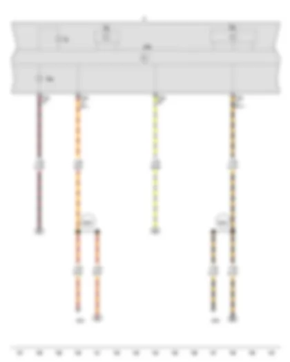 Wiring Diagram  VW VOYAGE 2015 - Rev. counter - Speedometer - Control unit in dash panel insert - Dash panel insert - Alternator warning lamp - Alarm system warning lamp