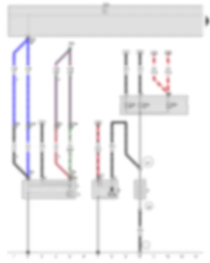 Wiring Diagram  VW VOYAGE 2015 - Voltage regulator - Onboard supply control unit