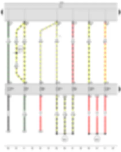 Wiring Diagram  VW VOYAGE 2015 - Onboard supply control unit