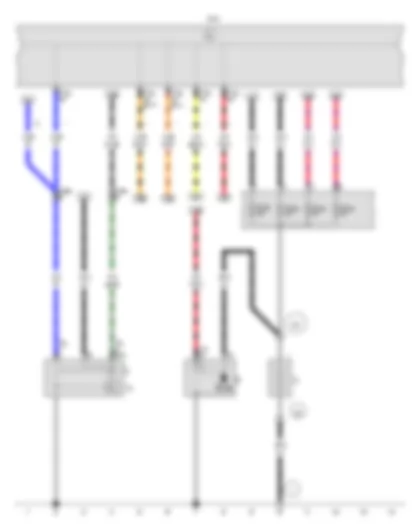 Wiring Diagram  VW VOYAGE 2015 - Battery - Starter - Alternator - Voltage regulator - Onboard supply control unit