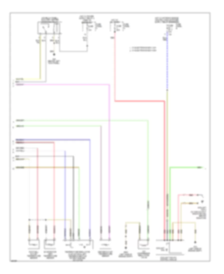 2.0L, Manual A/C Wiring Diagram, CCTA & CBFA (2 из 3) для Volkswagen Eos Lux 2008