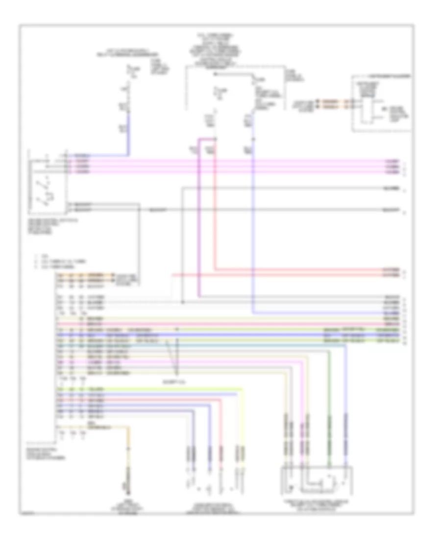 Электросхема системы круизконтроля (1 из 2) для Volkswagen Beetle R-Line 2014