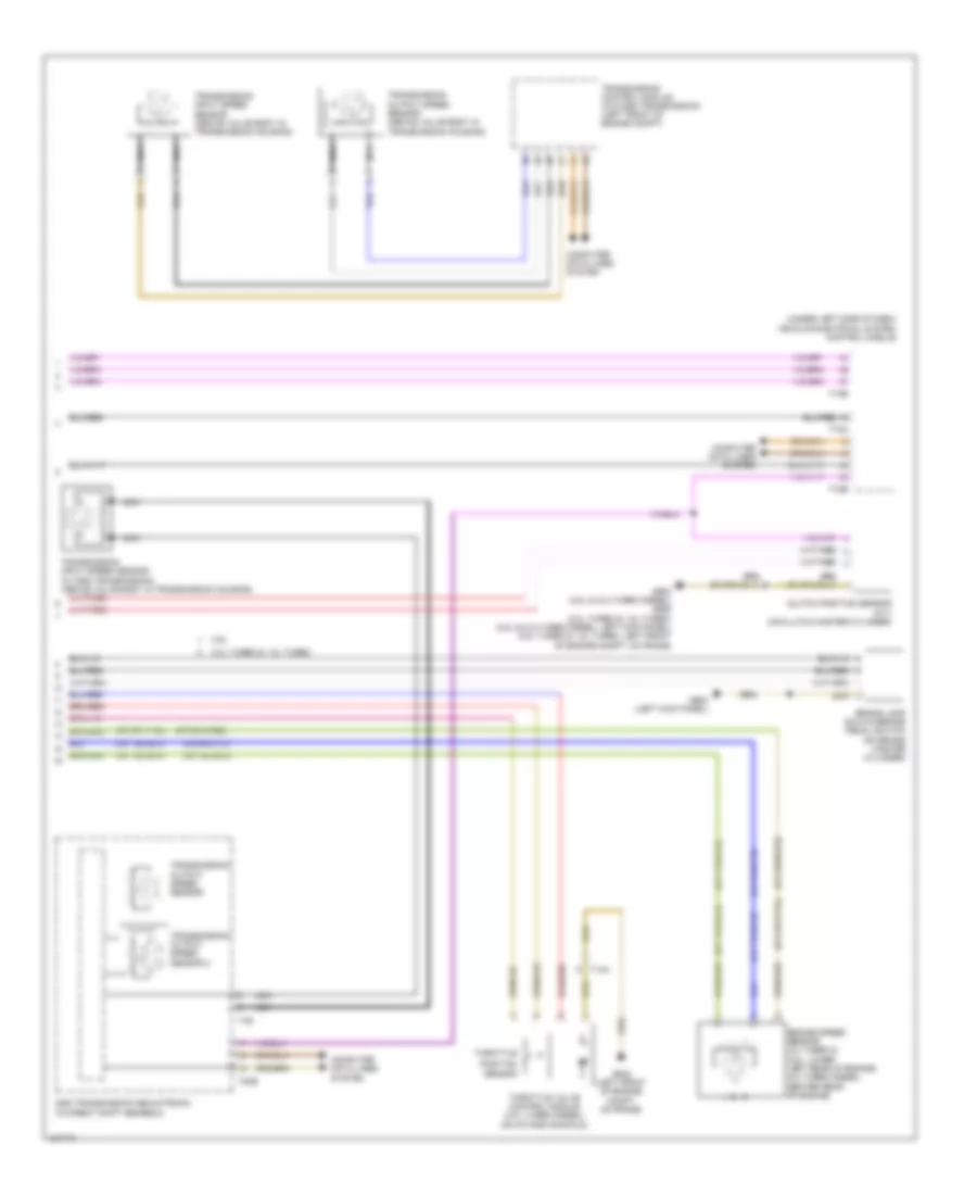 Электросхема системы круизконтроля (2 из 2) для Volkswagen Beetle R-Line 2014