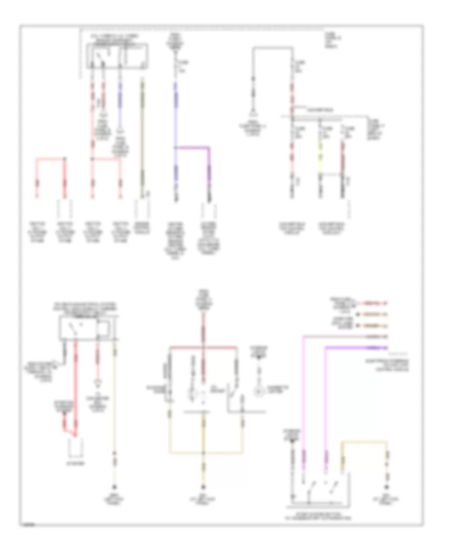 Электросхема блока предохранителей и реле (3 из 5) для Volkswagen Beetle R-Line 2014