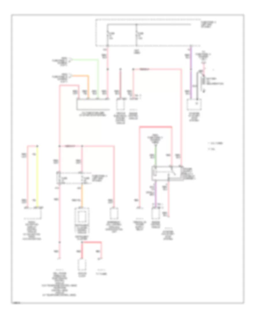 Электросхема блока предохранителей и реле (7 из 7) для Volkswagen CC 4 Motion 2014
