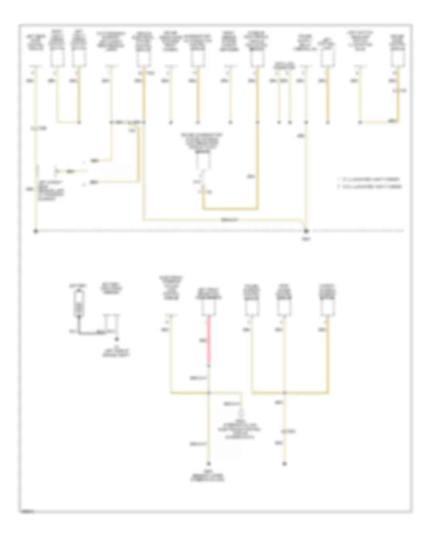 Электросхема подключение массы заземления, Посол Рестайлинга (1 из 5) для Volkswagen Tiguan SEL 2011