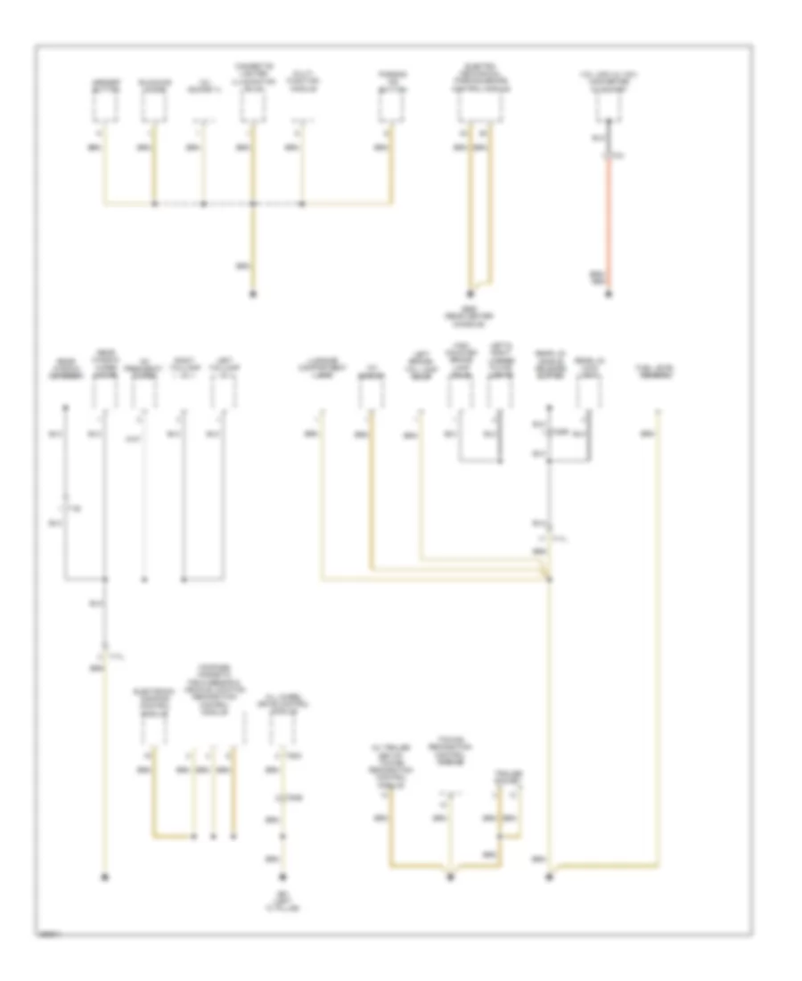 Электросхема подключение массы заземления, Посол Рестайлинга (2 из 5) для Volkswagen Tiguan SEL 2011