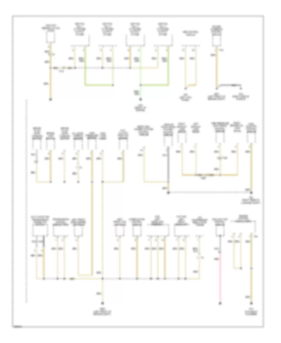 Электросхема подключение массы заземления, Посол Рестайлинга (3 из 5) для Volkswagen Tiguan SEL 2011