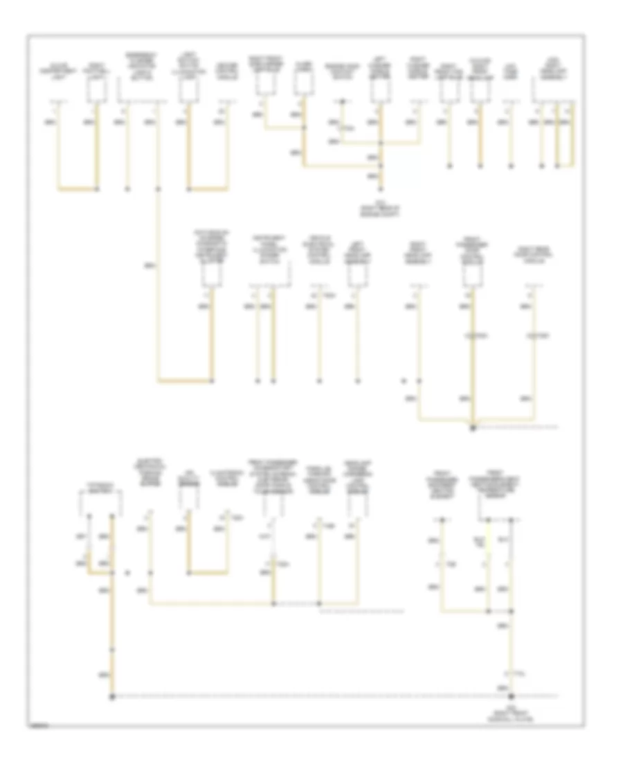 Электросхема подключение массы заземления, Посол Рестайлинга (4 из 5) для Volkswagen Tiguan SEL 2011