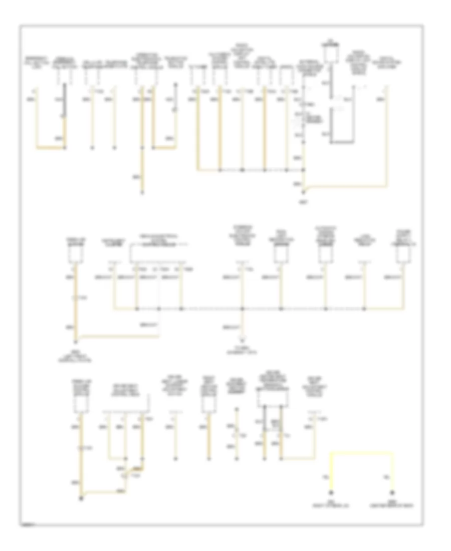 Электросхема подключение массы заземления, Посол Рестайлинга (5 из 5) для Volkswagen Tiguan SEL 2011