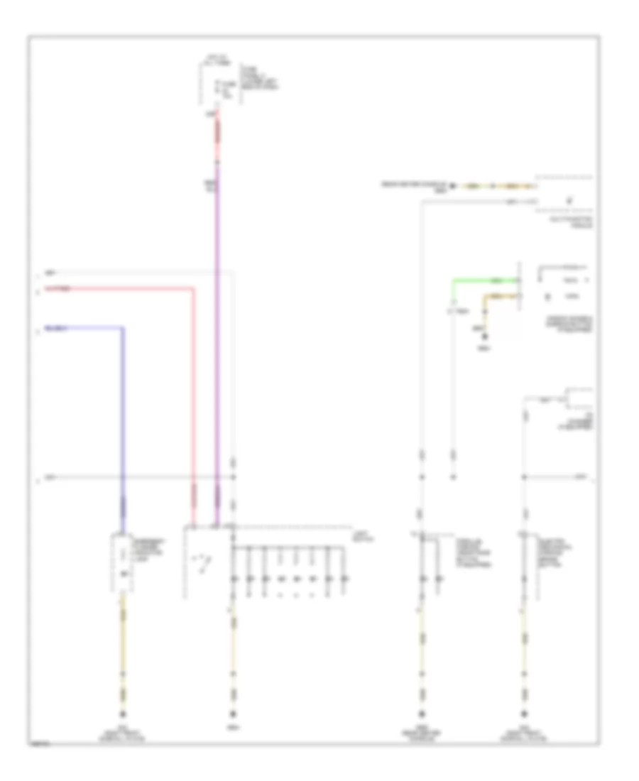 Электросхема подсветки приборов, Посол Рестайлинга (2 из 4) для Volkswagen Tiguan SEL 2011