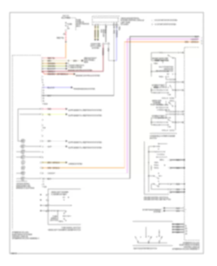 схема управляющего модуля электронных систем рулевой колонки (1 из 2) для Volkswagen Eos Sport 2014