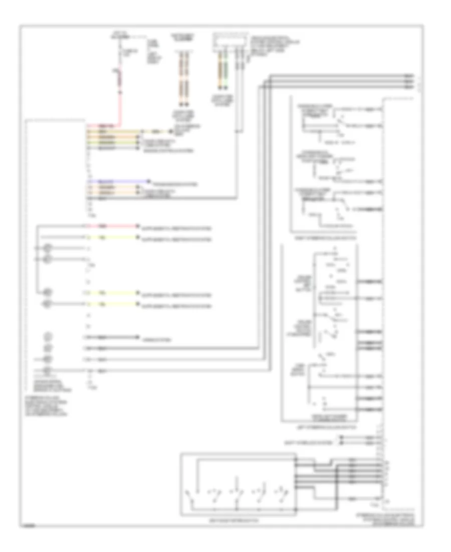 схема управляющего модуля электронных систем рулевой колонки (1 из 2) для Volkswagen Jetta GLI 2014