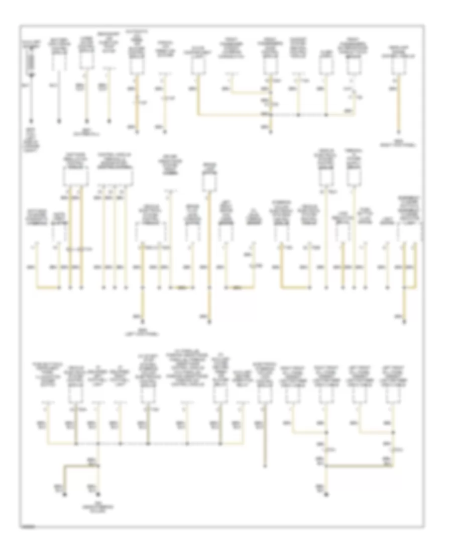 Электросхема подключение массы заземления (1 из 5) для Volkswagen CC R-Line 2012