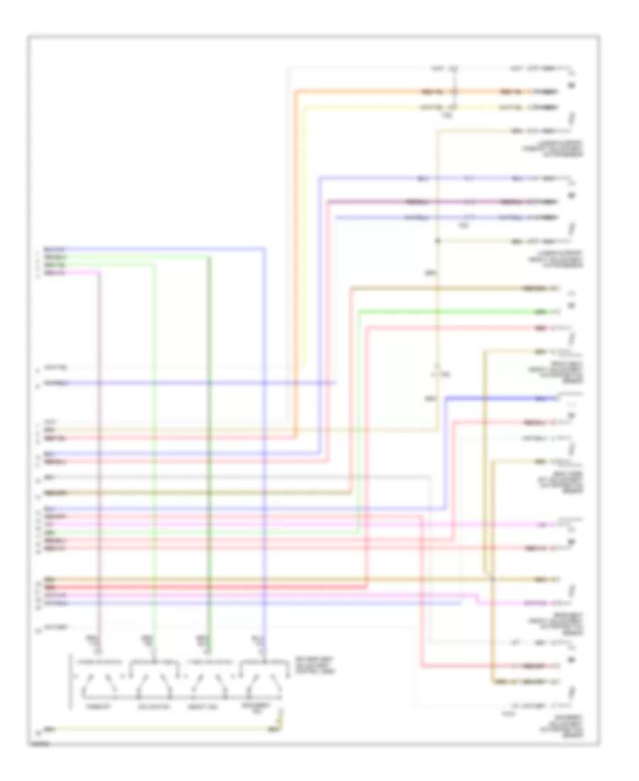 Электросхема системы памяти (2 из 2) для Volkswagen CC R-Line 2012