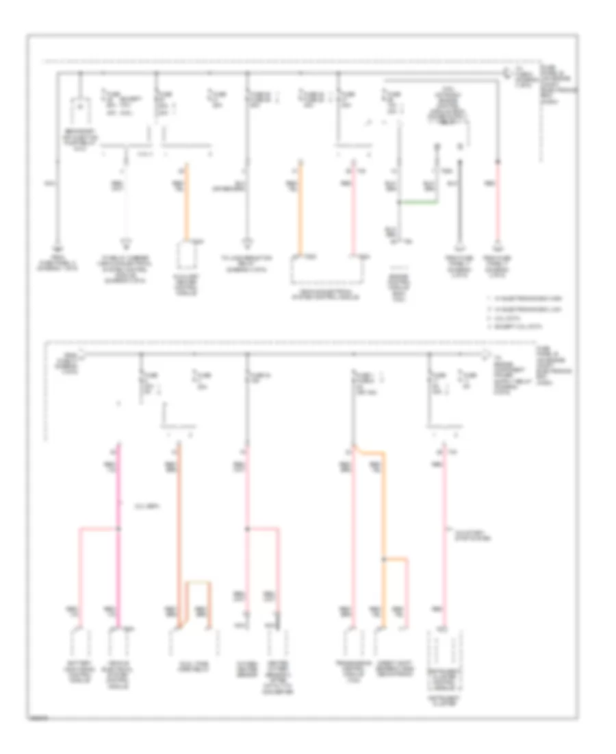 Электросхема блока предохранителей и реле (4 из 6) для Volkswagen CC R-Line 2012