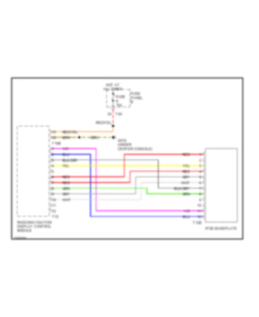 IPod Player Wiring Diagram, Посол Рестайлинга RNS 300/RNS 310 для Volkswagen Eos Lux 2009