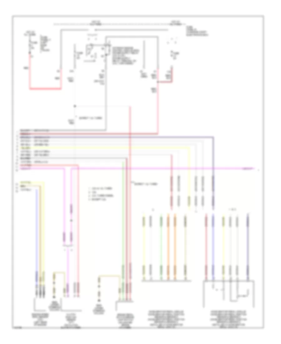 Электросхема системы круизконтроля (2 из 3) для Volkswagen Passat S 2014
