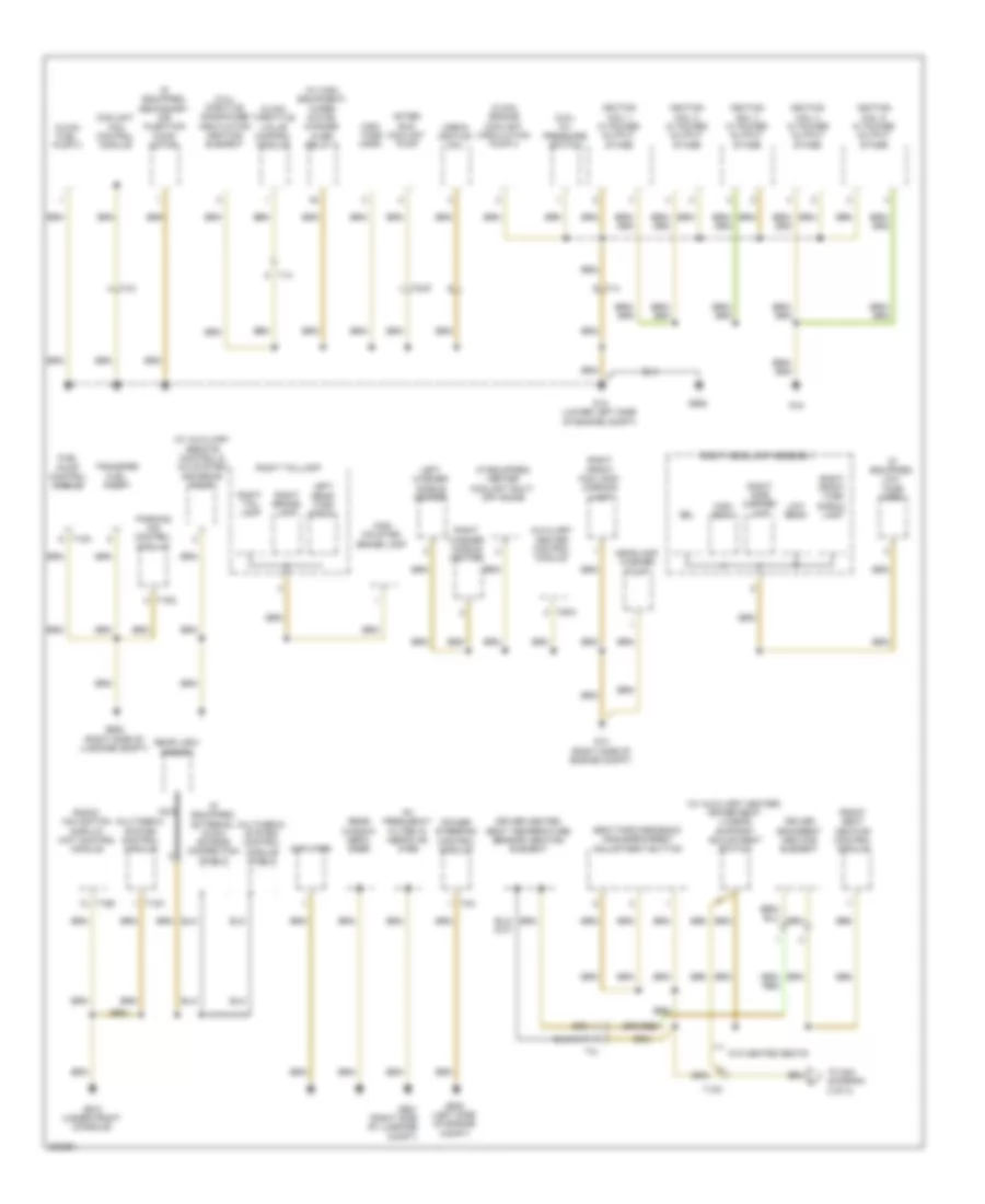 Электросхема подключение массы заземления (1 из 4) для Volkswagen Jetta SEL 2012