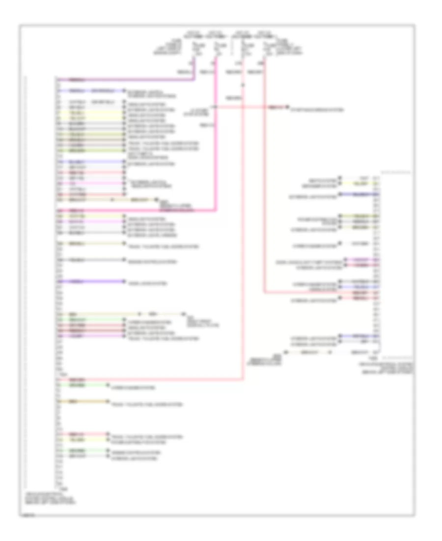 схема управляющего модуля электрической системы транспортного средства (1 из 2) для Volkswagen Tiguan R-Line 2014
