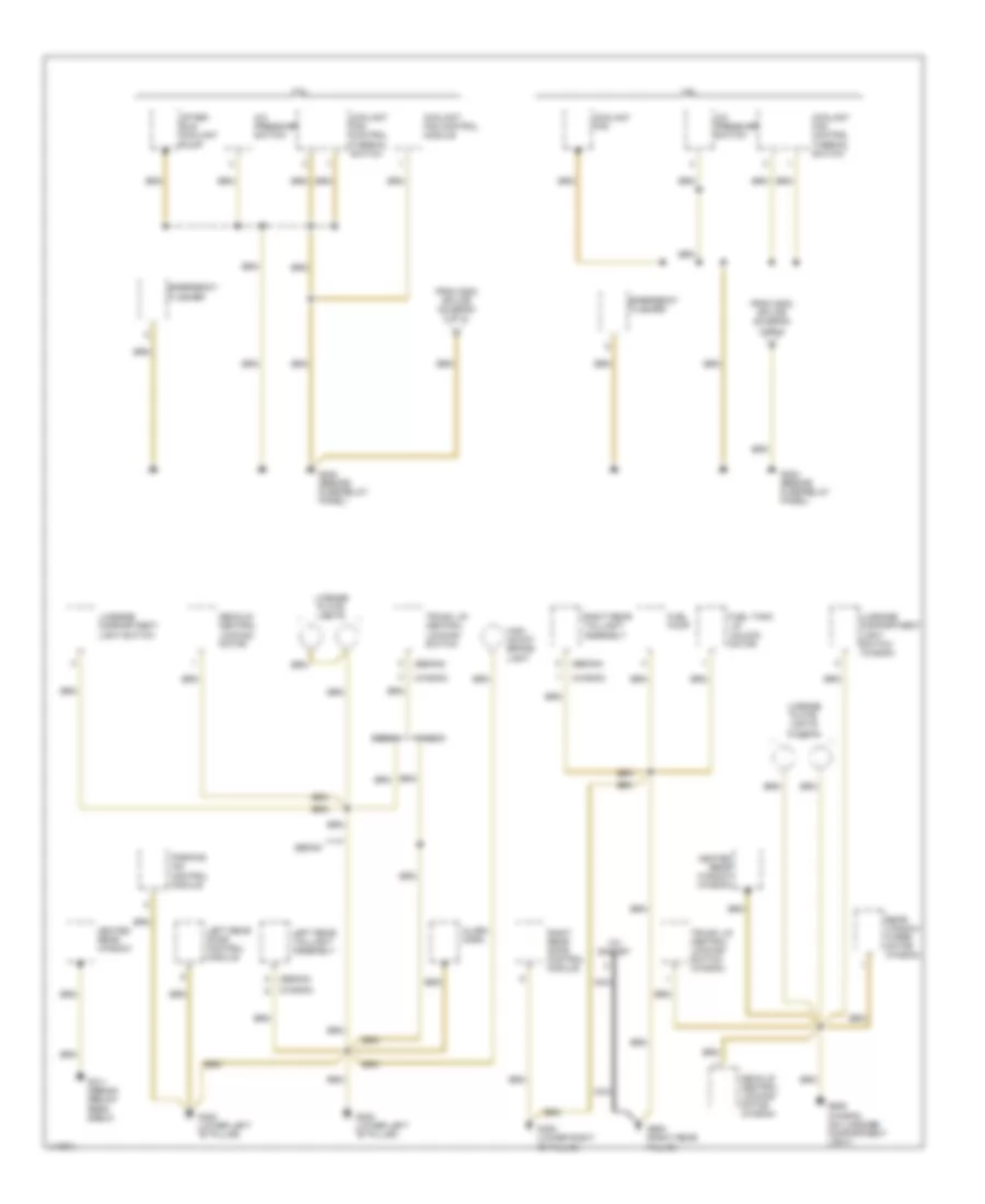 Электросхема подключение массы заземления, Посол Рестайлинга (4 из 4) для Volkswagen Passat GLS 2001