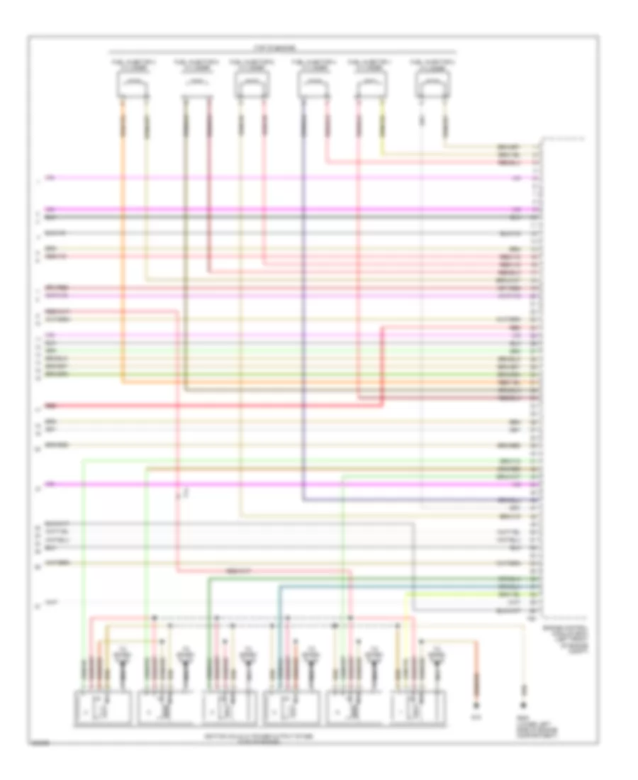 3.6L, Электросхема системы управления двигателем (8 из 8) для Volkswagen Passat SE 2012