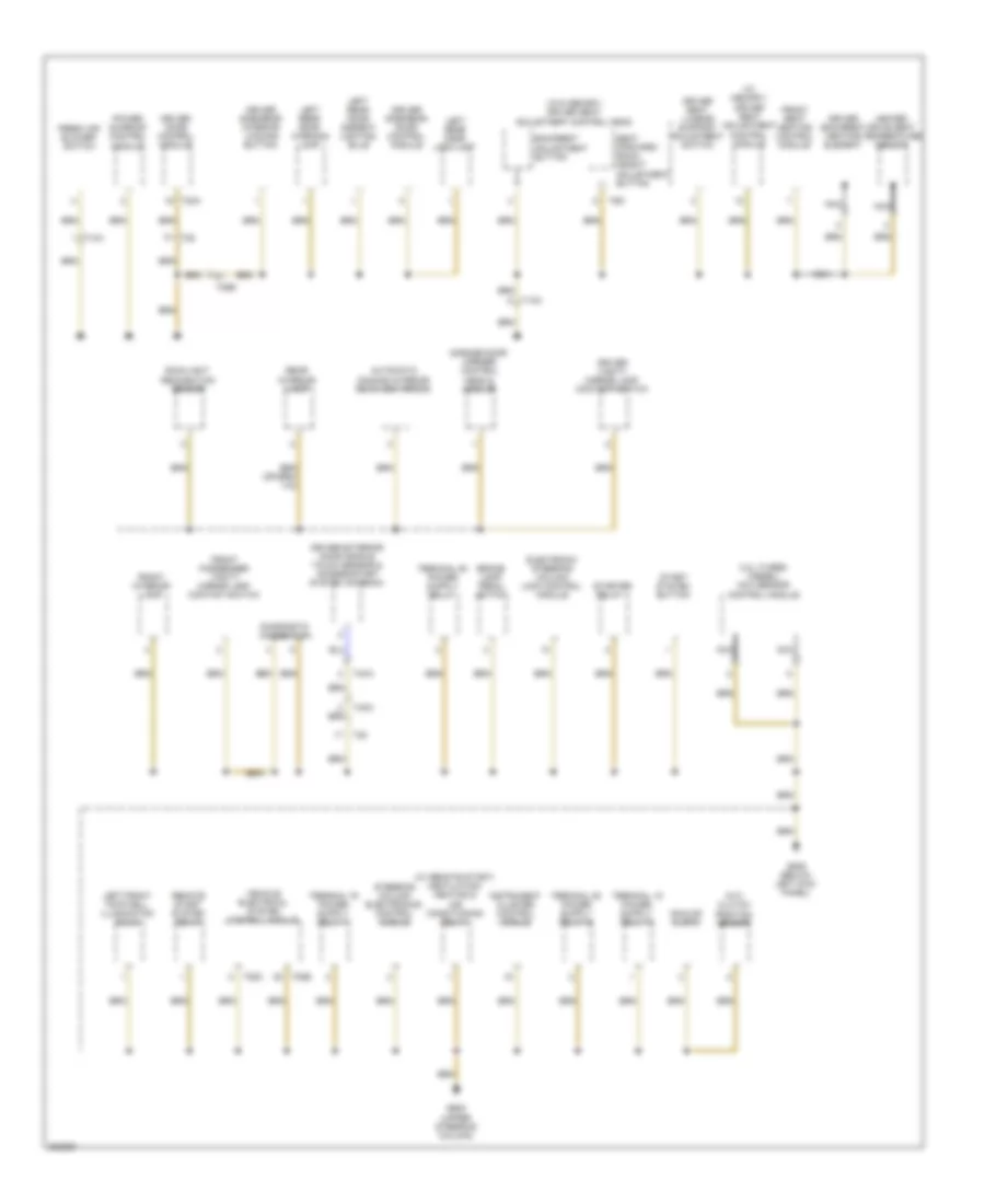Электросхема подключение массы заземления (3 из 4) для Volkswagen Passat SE 2012