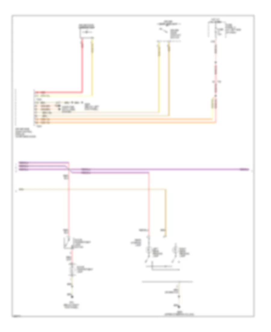 Электросхема подсветки (2 из 3) для Volkswagen Passat SE 2012