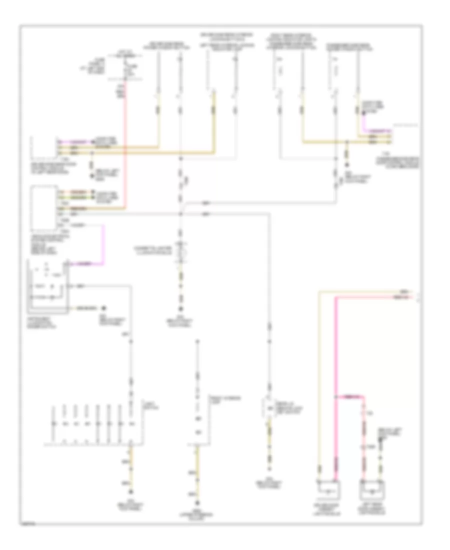 Электросхема подсветки приборов (1 из 2) для Volkswagen Passat SE 2012