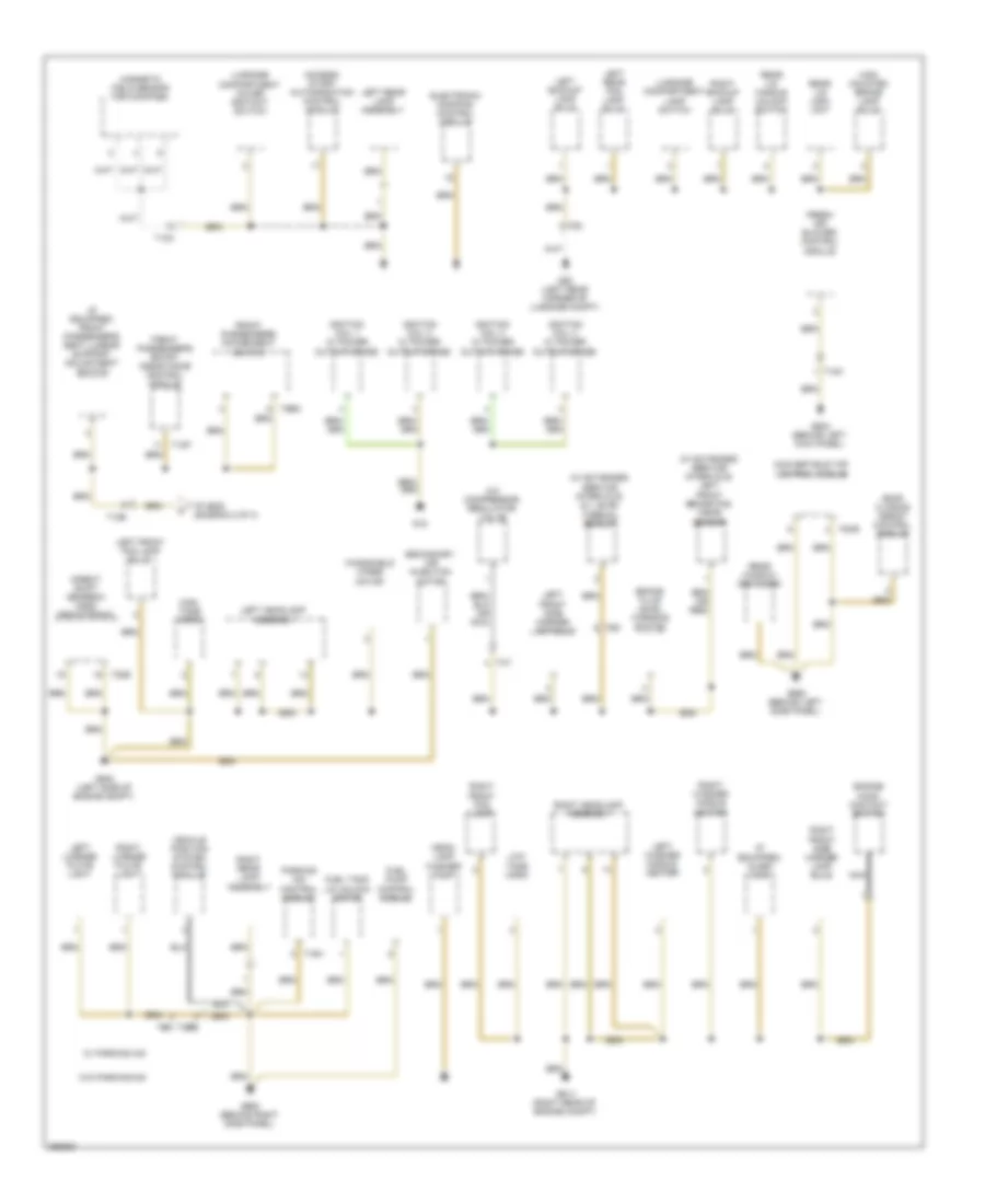 Электросхема подключение массы заземления (3 из 3) для Volkswagen Eos Lux 2010