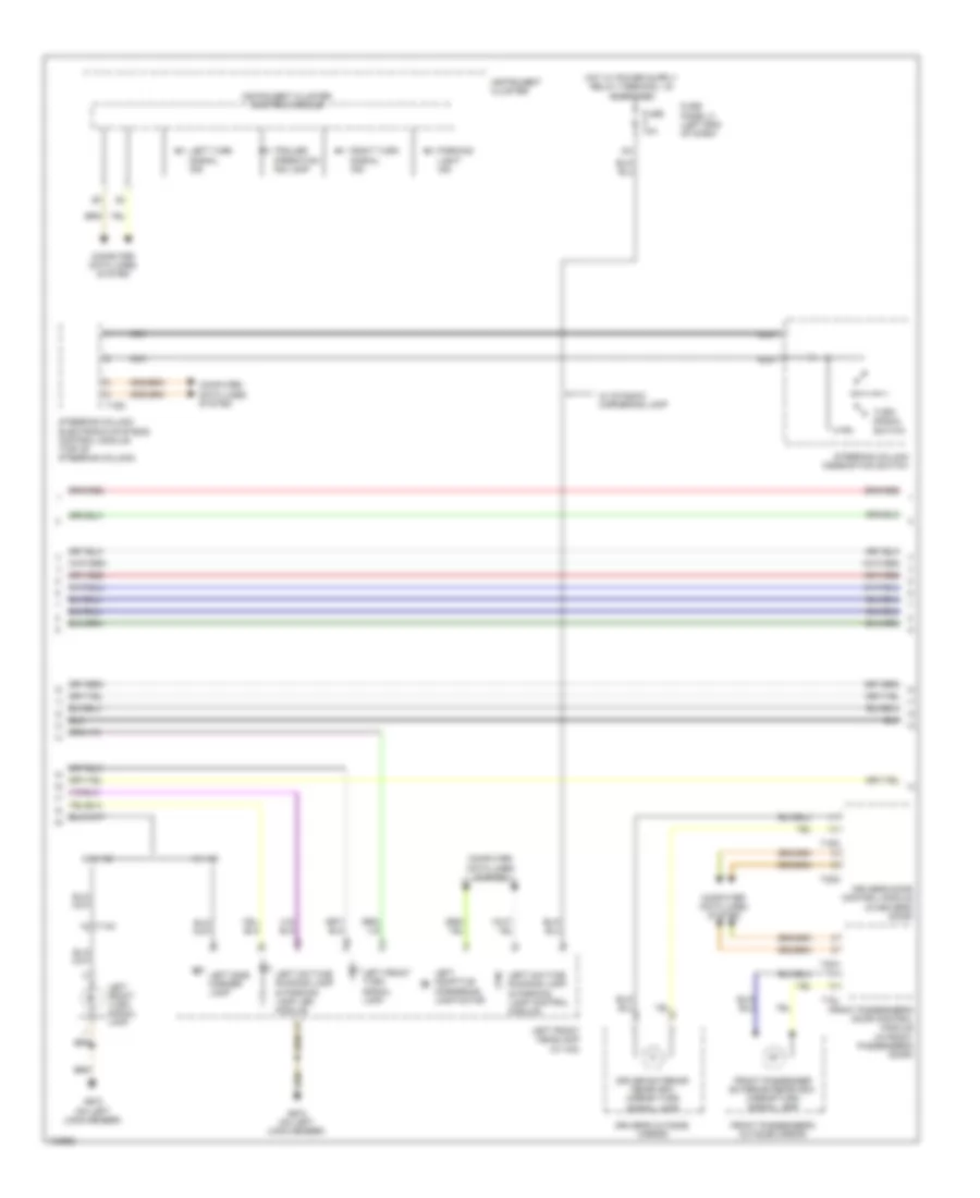 Электросхема внешнего освещения (2 из 3) для Volkswagen CC R-Line 2013